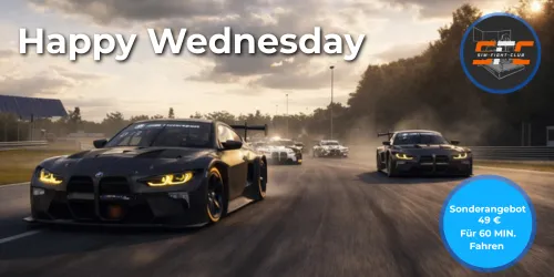 Bild zum Event Happy Wednesday - Sim Fight Club - 01. April 2026 vom 01.04.26 bis zum 01.04.26