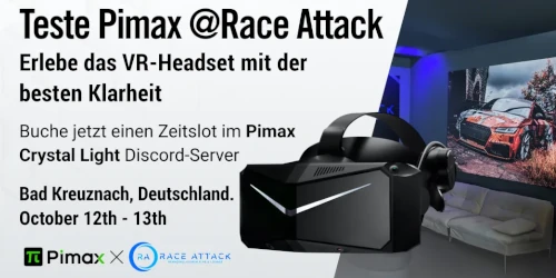 Bild zum Event Teste Pimax Crystal Light vom 12.10.24 bis zum 13.10.24