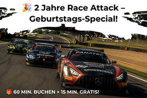 Darstellung des Angebot Rennfieber - Geburtstag Special - 15 Minuten Gratis
